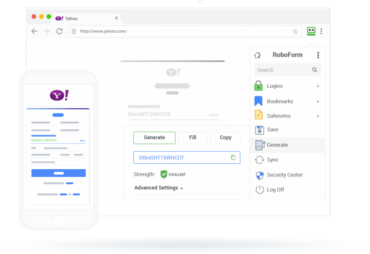 RoboForm-dashboard