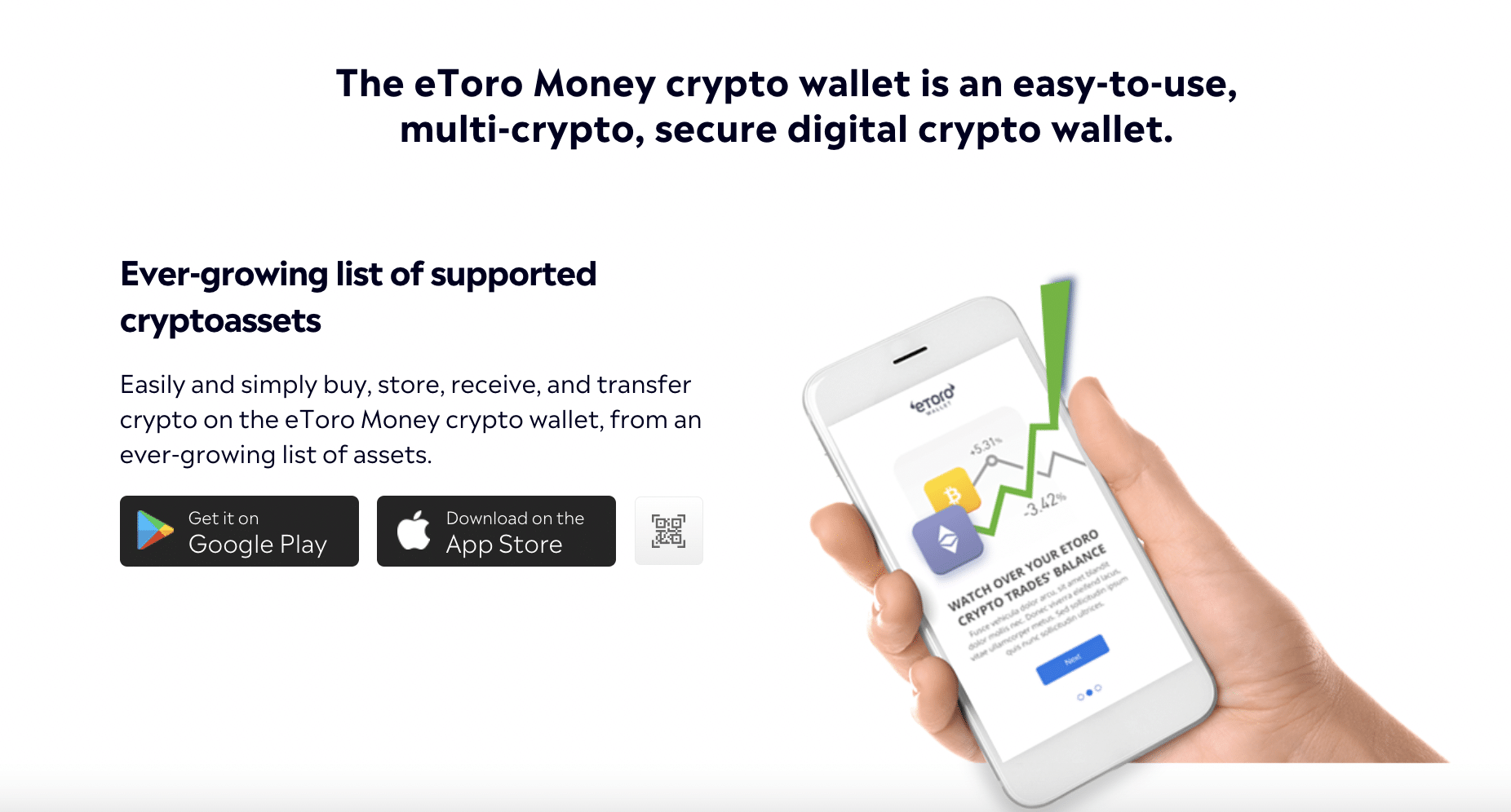 eToro mobile wallet