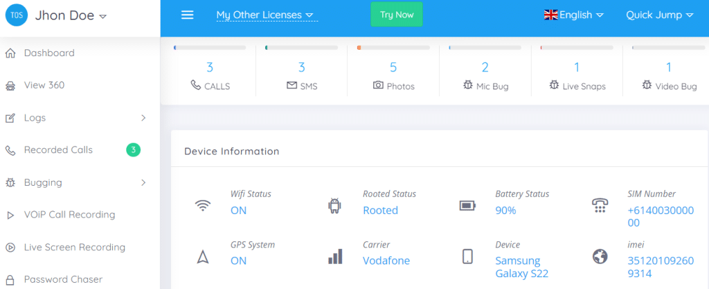 TheOneSpy phone spy app for spouse