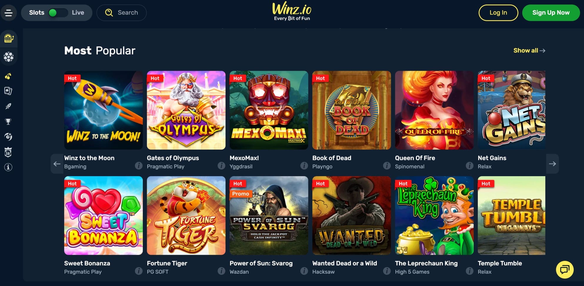 Winz.io Casino