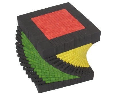 3D printed 17x17x17 Rubik's cube