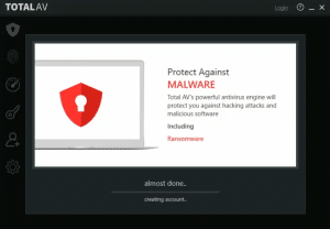 antivirus installation step 2