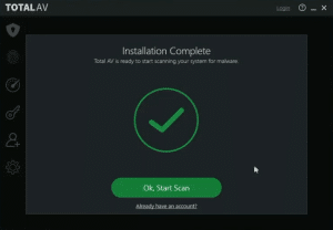 antivirus installation step 3