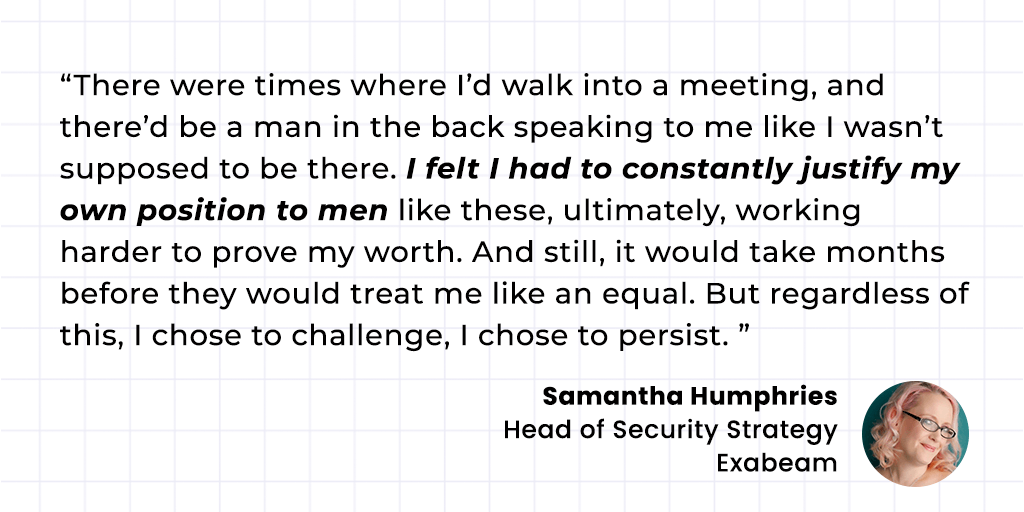 Samantha Humphries Exabeam Quote