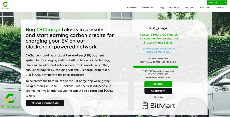 C+Charge Presale