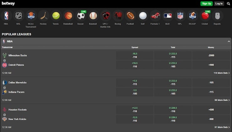 Betway OH gambling site