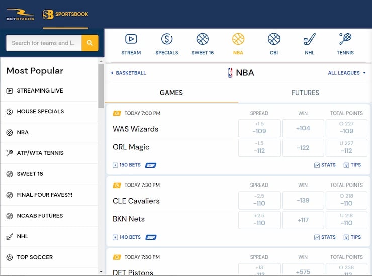 BetRivers Maryland online sportsbook