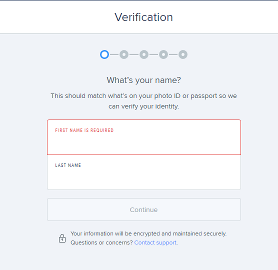 FanDuel verification