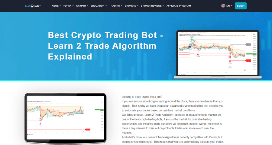 Learn 2 Trade algorithm