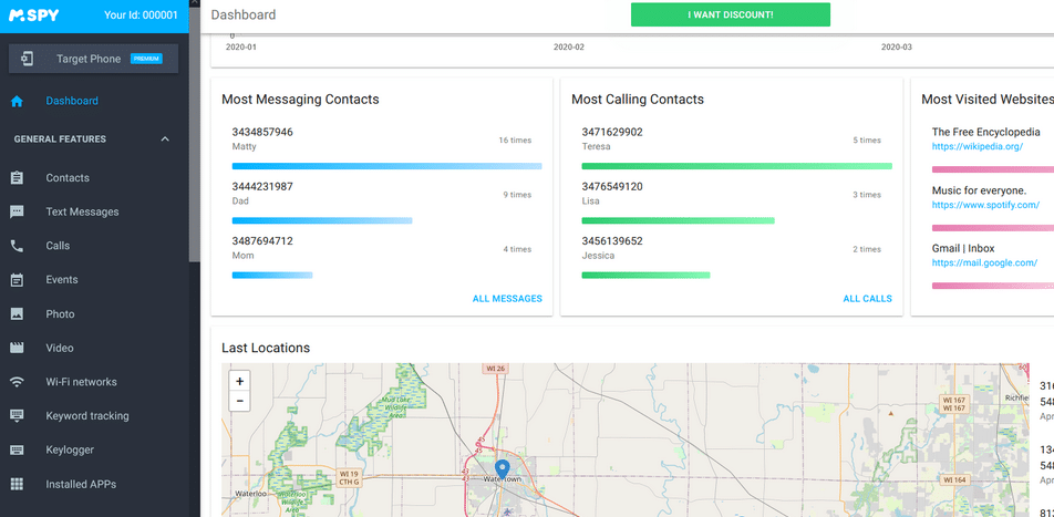 mSpy - best wifi spy app