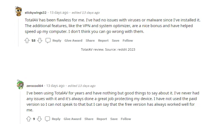 totalav reddit recommendations