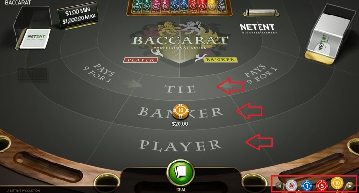 Live Bet On Baccarat, jogue online no PokerStars Casino