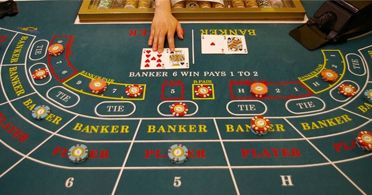 Baccarat Table - Top games with the best odds in a casino
