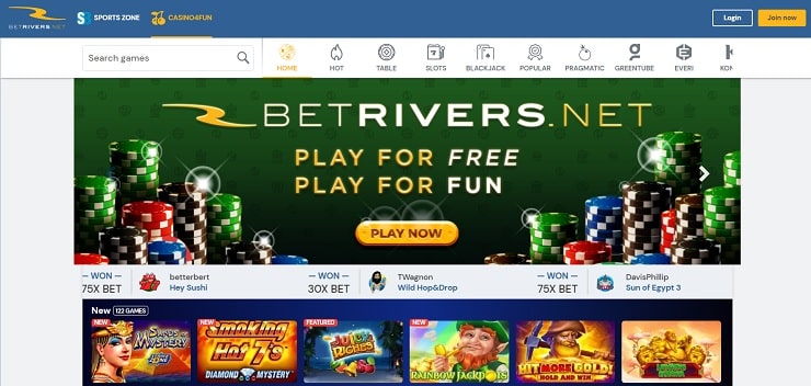 BetRivers Social Casino
