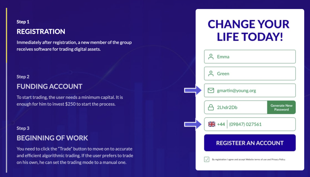 Bitcoin Empire Create an Account