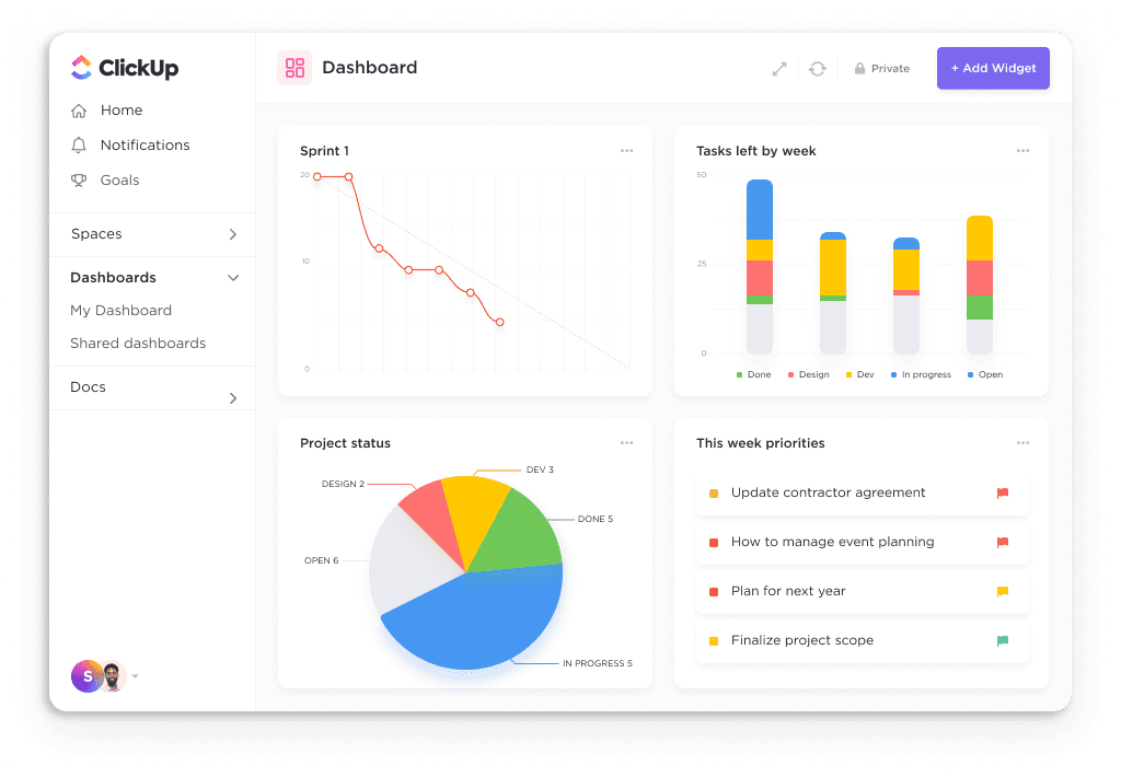 Clickup Free Business Management Software