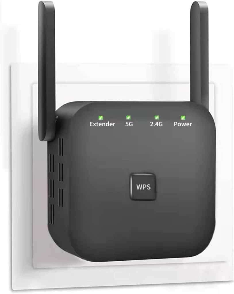 WiFi Extender Signal Booster Up to 3000sq.ft and 30 Devices, WiFi Range  Extender, Wireless Internet Repeater, Long Range Amplifier with Ethernet  Port