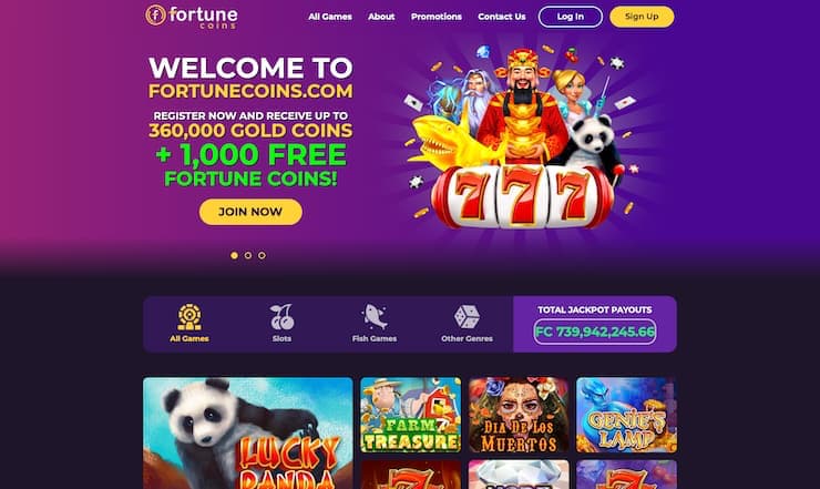 Fortune Coins North Carolina Homepage