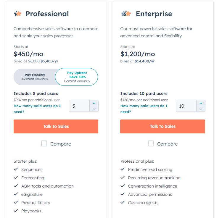 HubSpot - Best Free CRM for Small Business Pricing