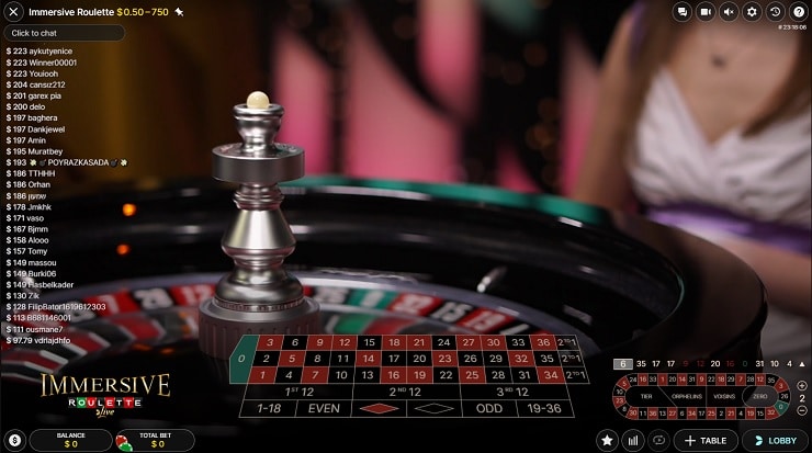 D'Alembert System When Playing Live Dealer Immersive Roulette