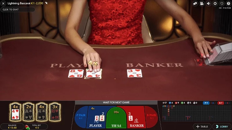 Live Bet On Baccarat, jogue online no PokerStars Casino