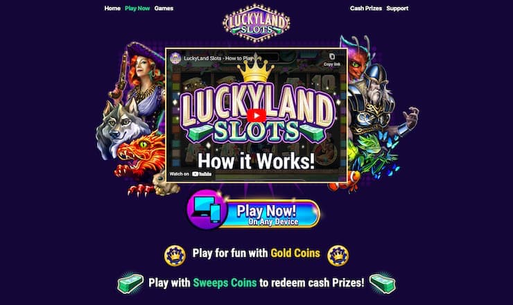 LuckyLand North Carolina Homepage