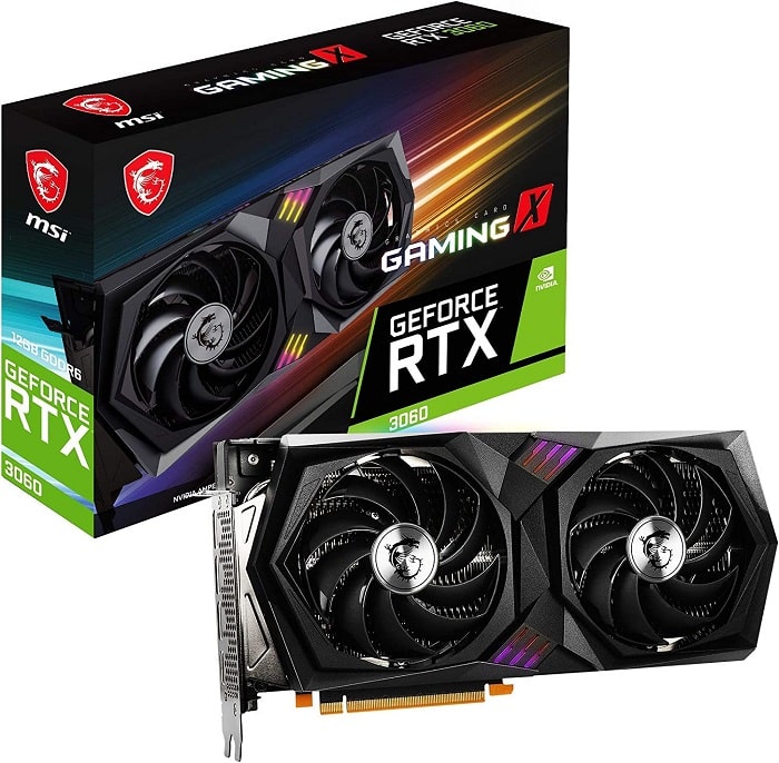 MSI GeForce RTX 3060 12GB 15Gbps GDRR6 - For Virtual Reality Lovers
