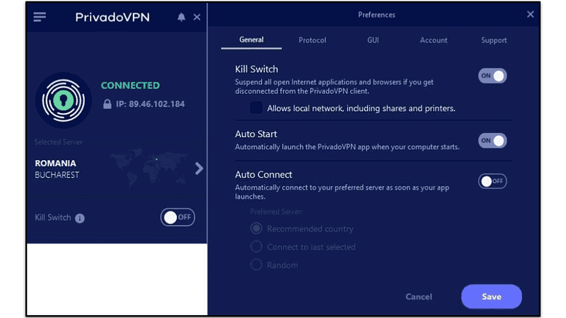 PrivadoVPN | Top free VPN Reddit users recommend