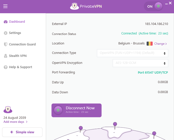 PrivateVPN UK