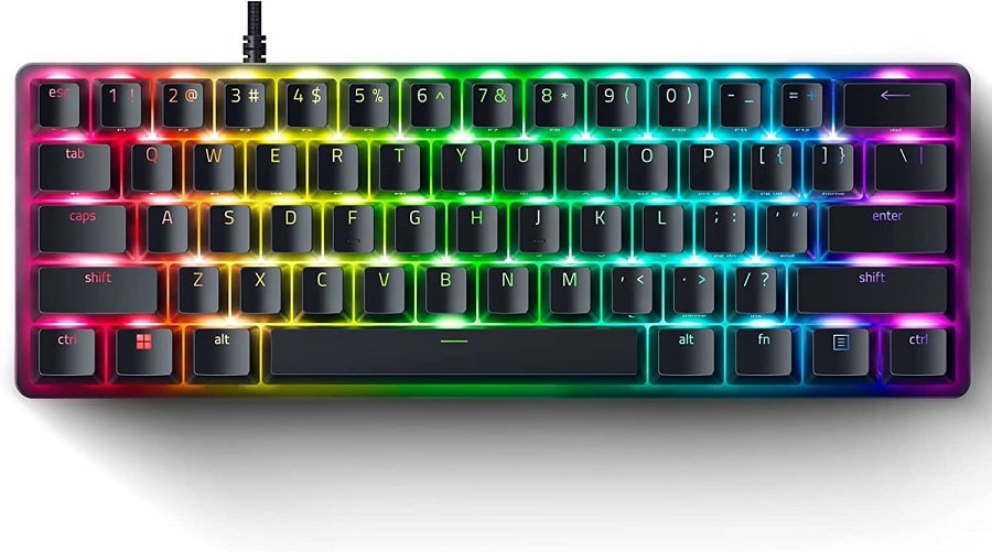 Razer BlackWidow Ultimate - Water and Dust Resistant Backlit Mechanical  Gaming Keyboard with Razer Green Switches (Tactile & Clicky) 