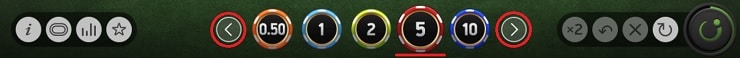 Roulette Bet Size