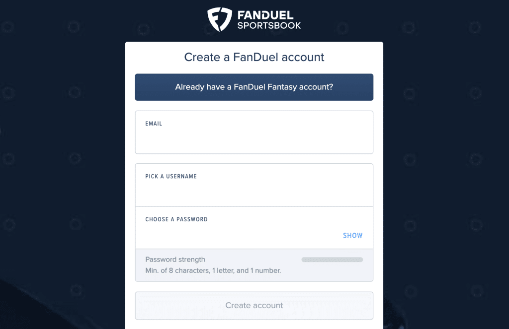 FanDuel Signup