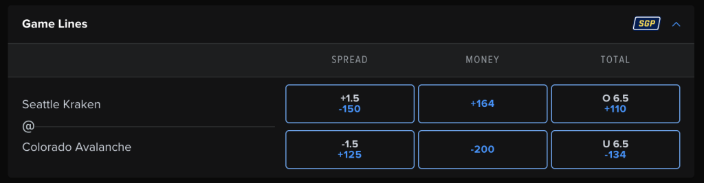 FanDuel PuckLine