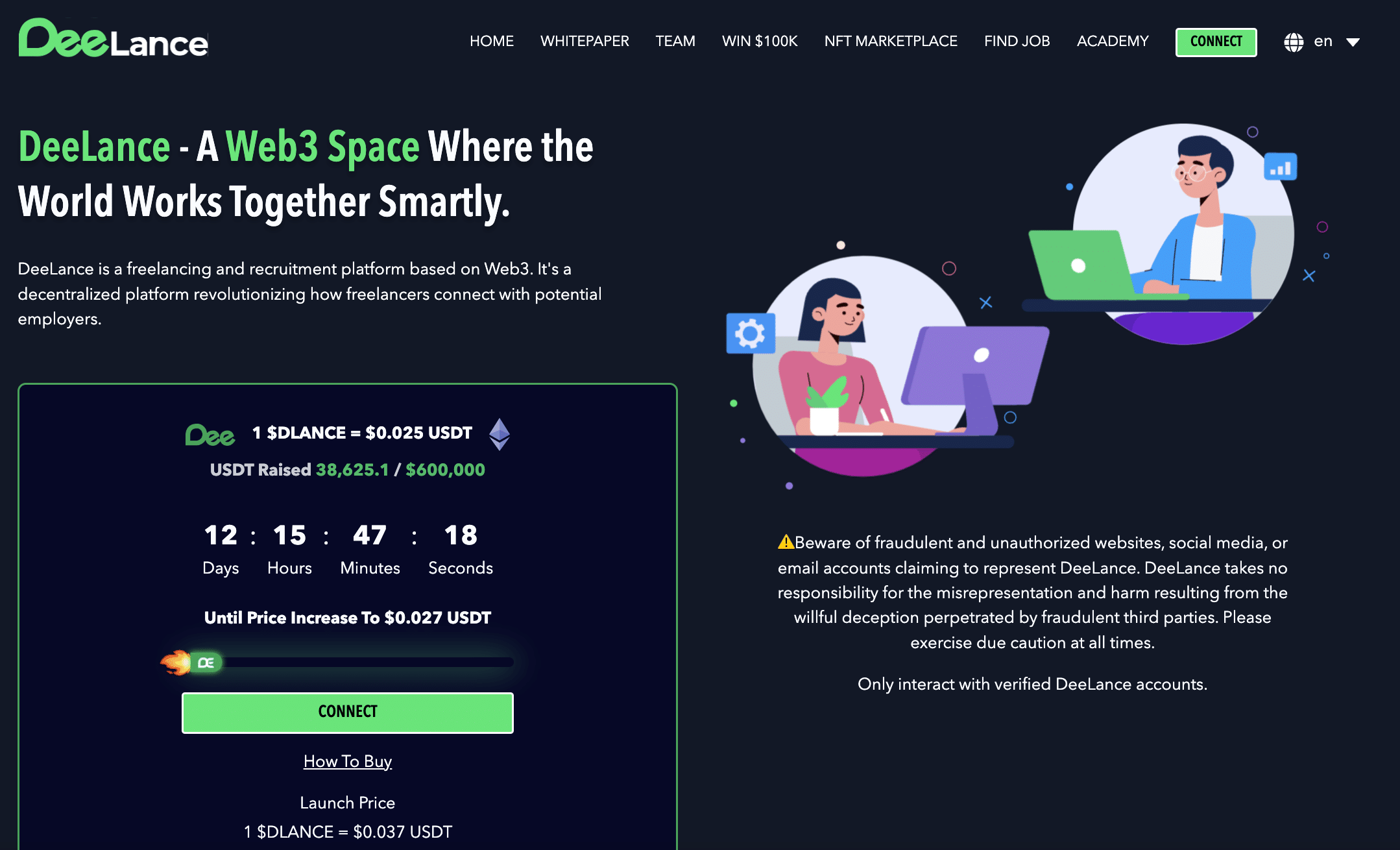 DeeLance presale