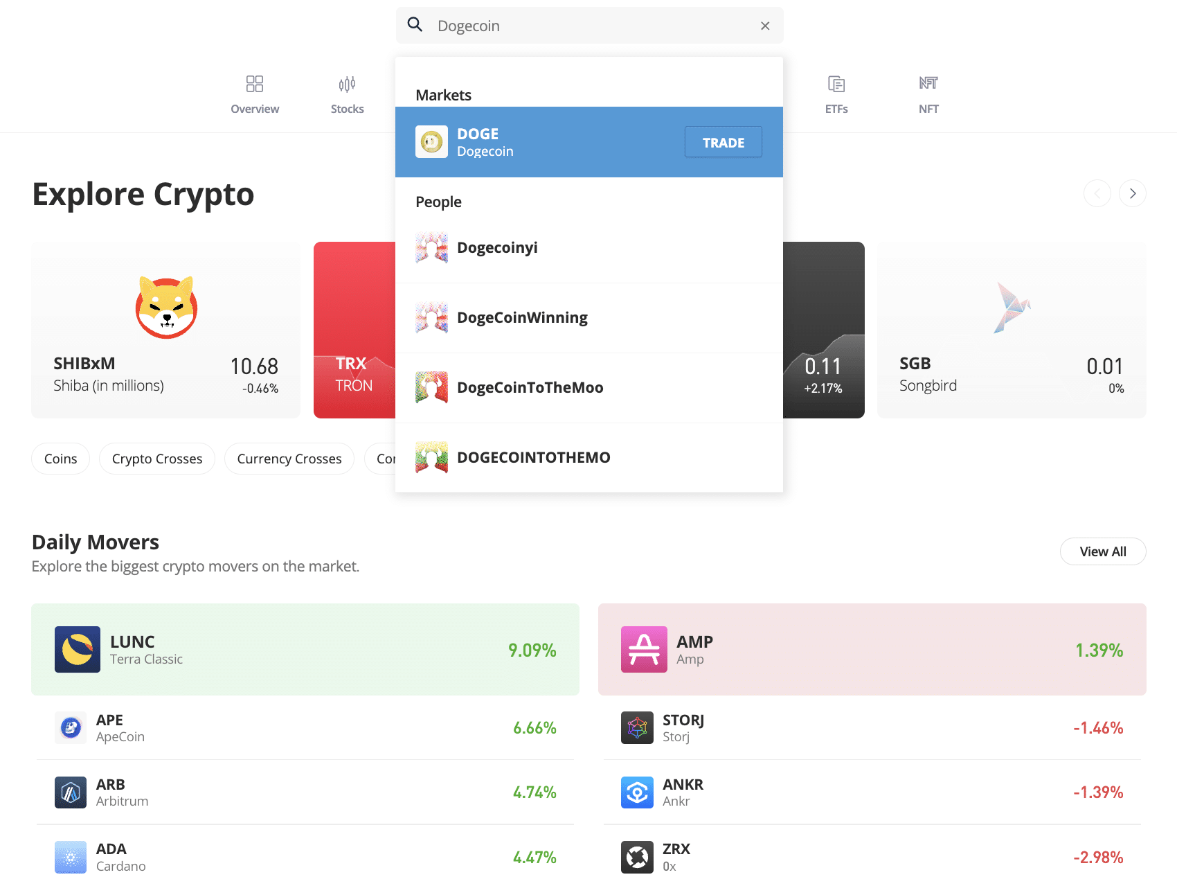 how to buy crypto on eToro