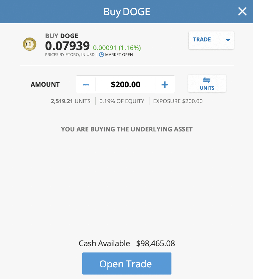 how to buy crypto on eToro