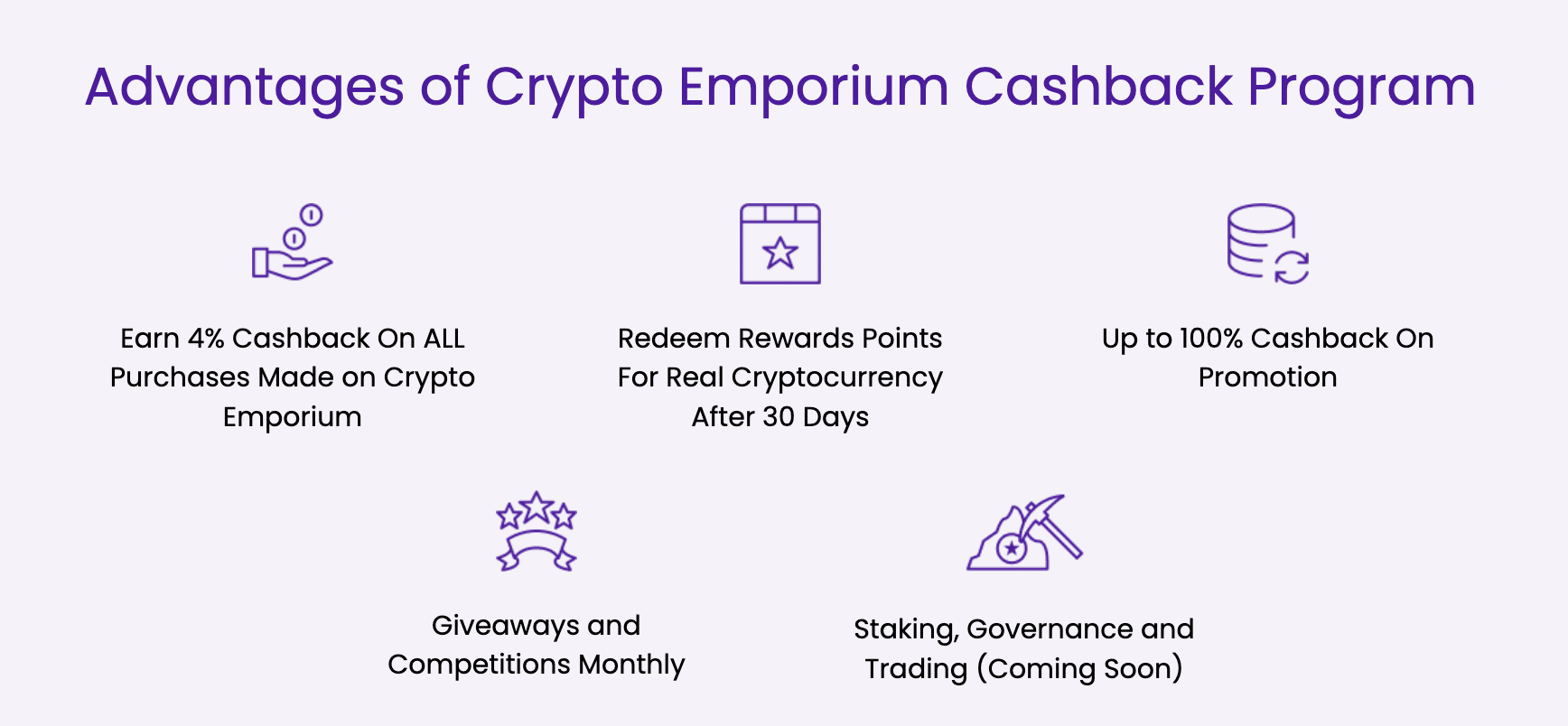 Crypto Emporium Cashback Program