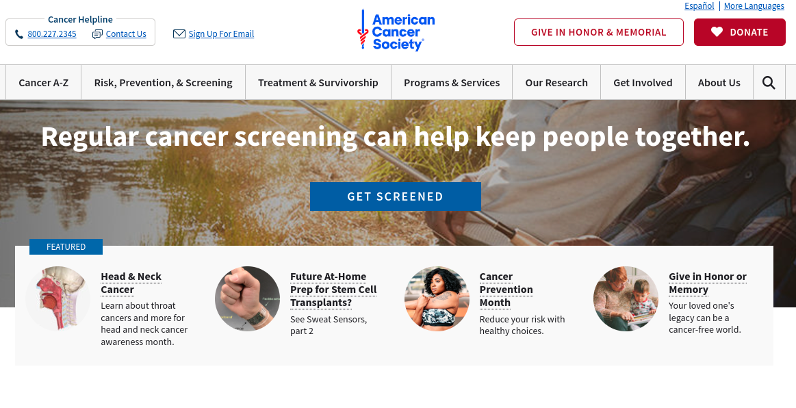 American Cancer Society review