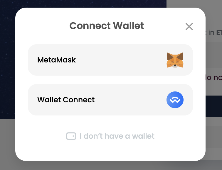 Step 3: Connect Wallet to Launchpad.xyz Presale