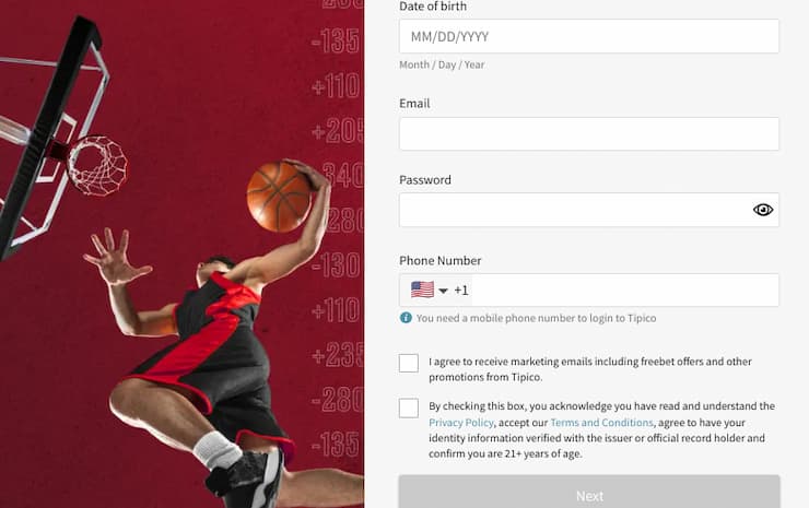 Step 4 signing up