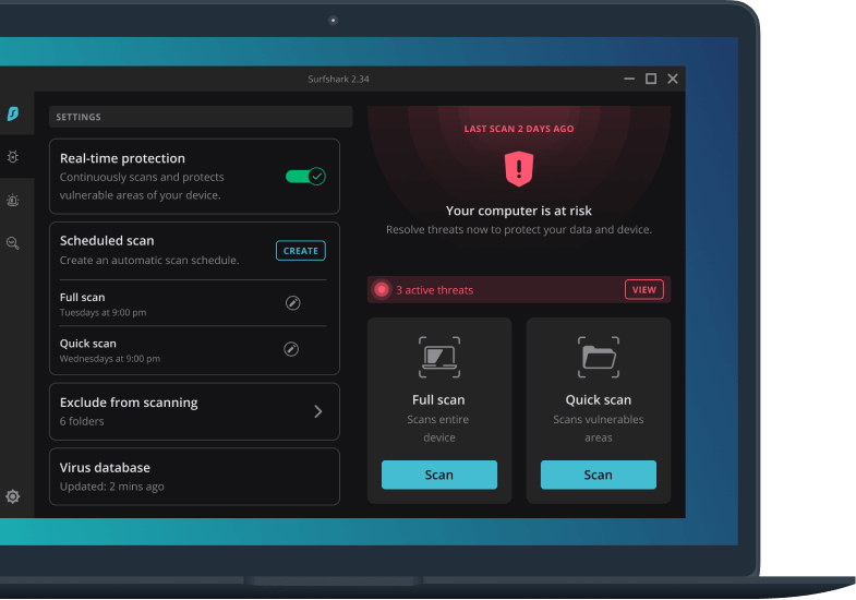 Surfshark antivirus for Indian users