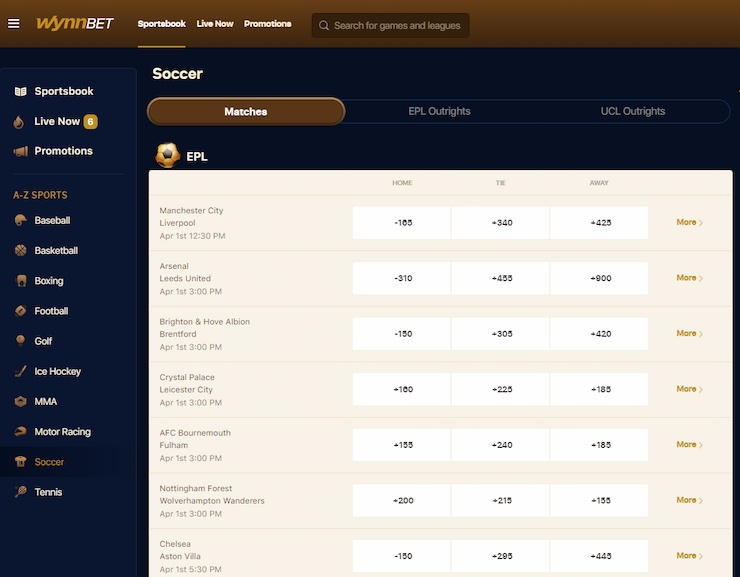 WynnBET Virginia online sports betting