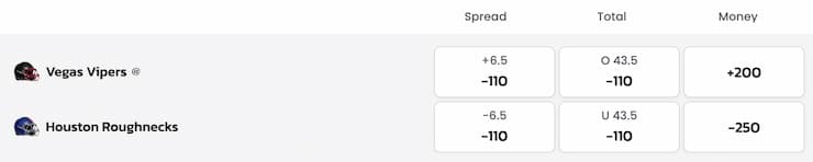 XFL betting