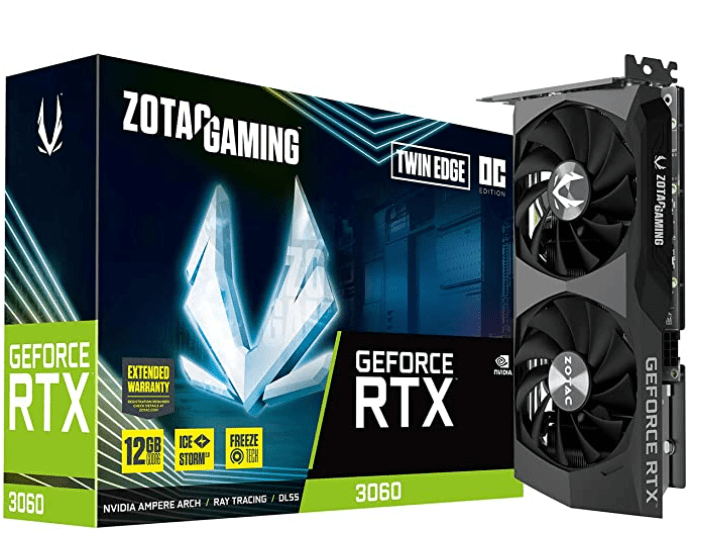 Zotac GeForce RTX 3060 Twin Egde - 2nd Gen Ray Tracing Cores