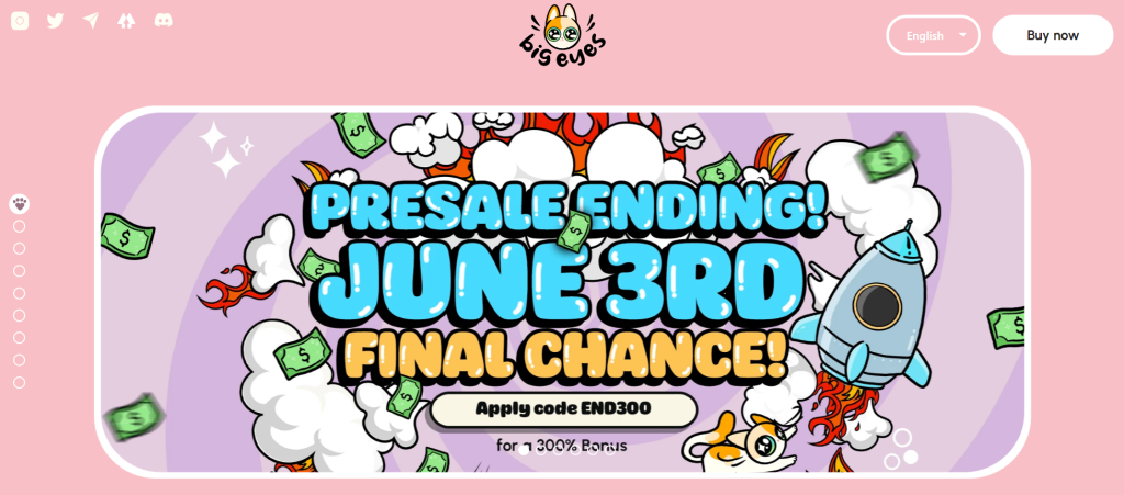 Big Eyes coin website