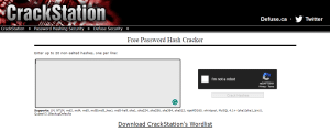 crackstation password cracker