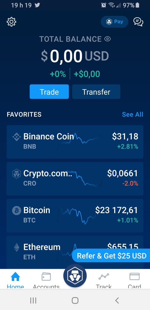 crypto.com web app