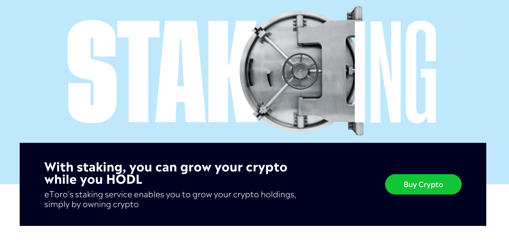 eToro staking