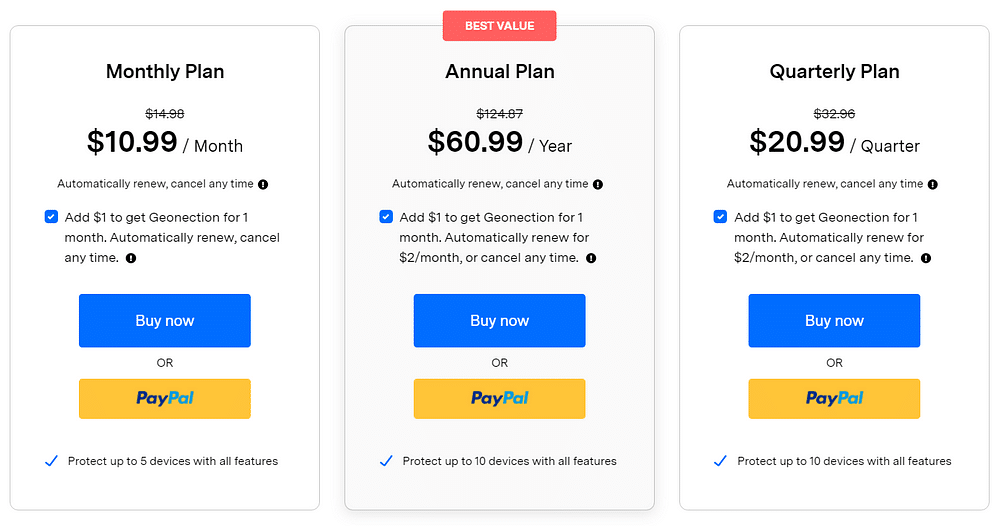 famisafe pricing