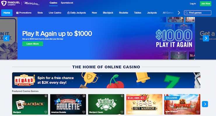 FanDuel US Real Money Online Casino